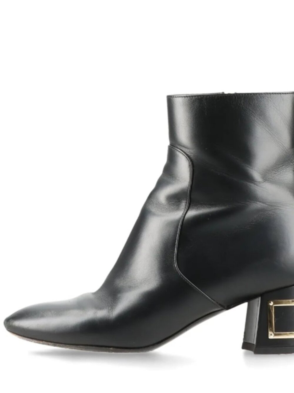 Louis Vuitton Bliss Line Leather Short Boots Black
